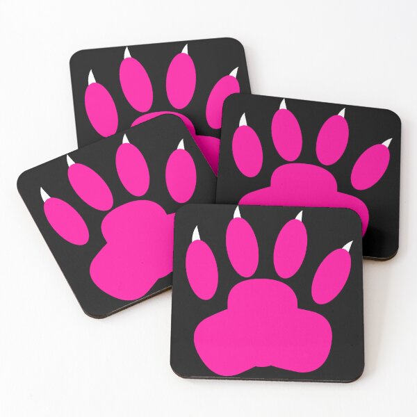 Item preview, Pink Claw (Sweet Animal Paw Logo) designed and sold by LEOEXPRESS.