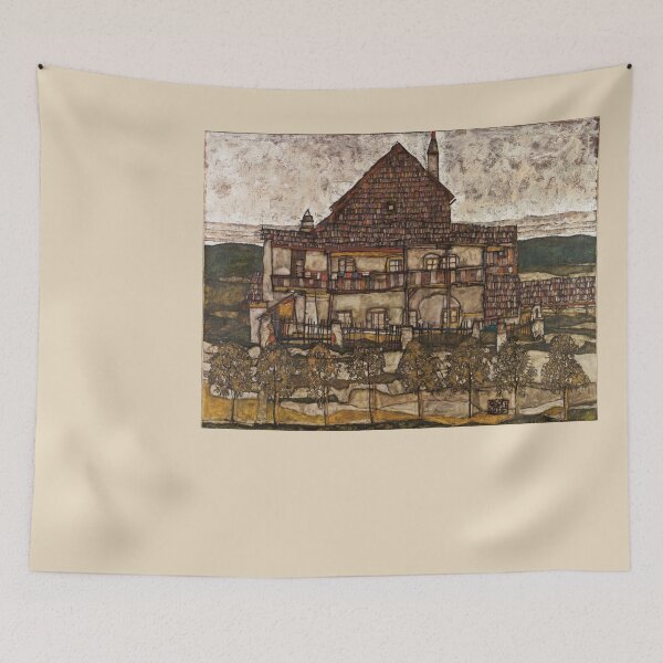 Item preview, Egon Schiele House with Shingle Roof (Old House II)  designed and sold by TeeARTHY.
