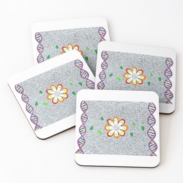 Item preview, Atom Flower in Color designed and sold by Astrid Manuel.