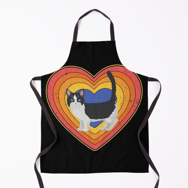 Item preview, Valentine’s Day Cat Vintage Retro Heart designed and sold by AnimalsSpace.