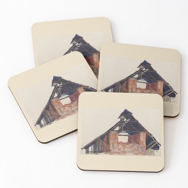 Item preview, Egon Schiele Old Gable (1913) designed and sold by TeeARTHY.