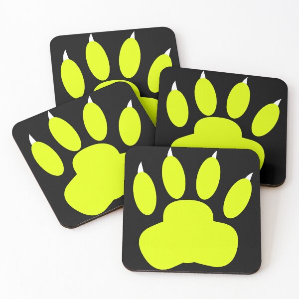 Item preview, Yellow Claw (Sweet Animal Paw Logo) designed and sold by LEOEXPRESS.