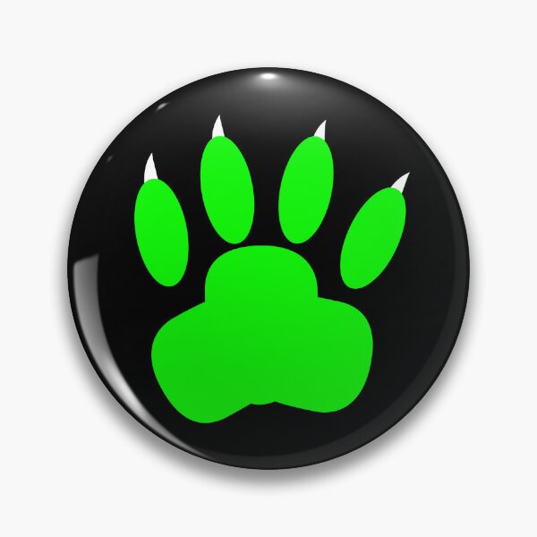 Item preview, Green Claw (Sweet Animal Paw Logo) designed and sold by LEOEXPRESS.