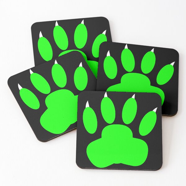 Item preview, Green Claw (Sweet Animal Paw Logo) designed and sold by LEOEXPRESS.