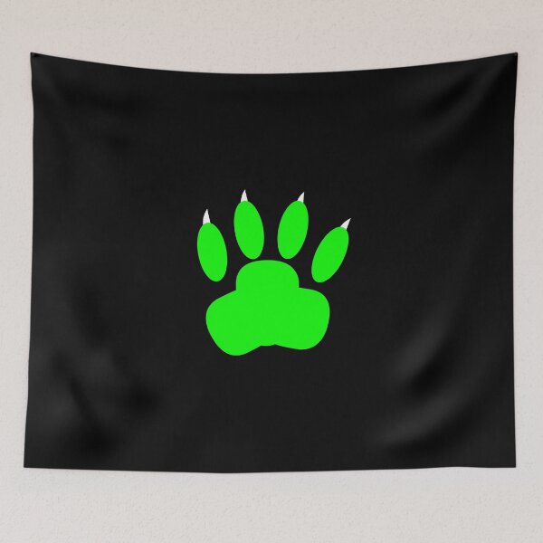 Item preview, Green Claw (Sweet Animal Paw Logo) designed and sold by LEOEXPRESS.