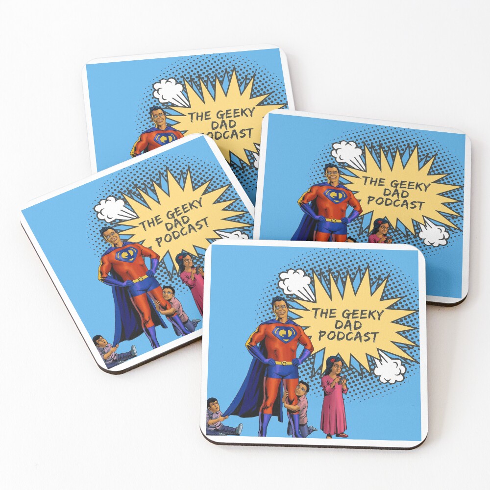 Item preview, Coasters (Set of 4) designed and sold by TheGeekyDad.