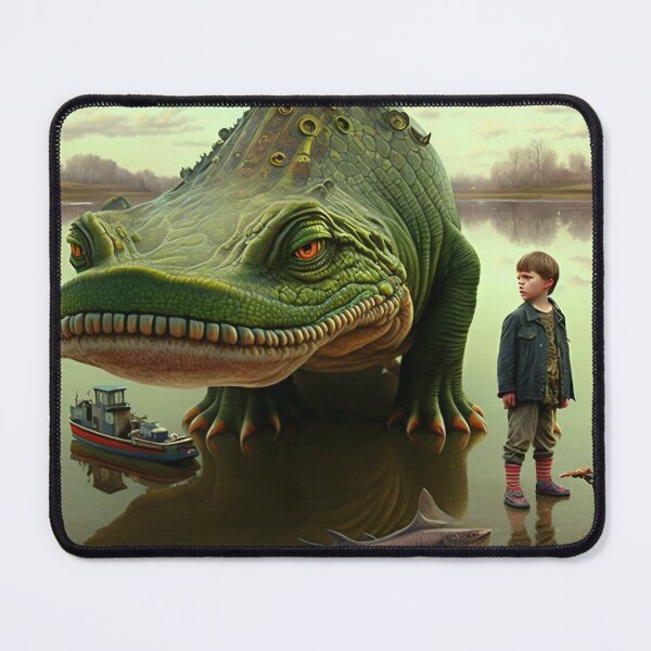 Item preview, A giant Lizard and a friend designed and sold by Paintograma.