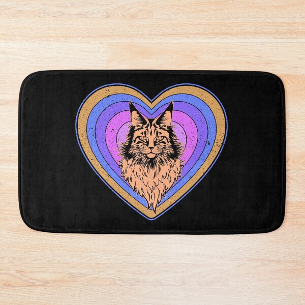 Item preview, Valentine’s Day Cat Vintage Retro Heart designed and sold by AnimalsSpace.