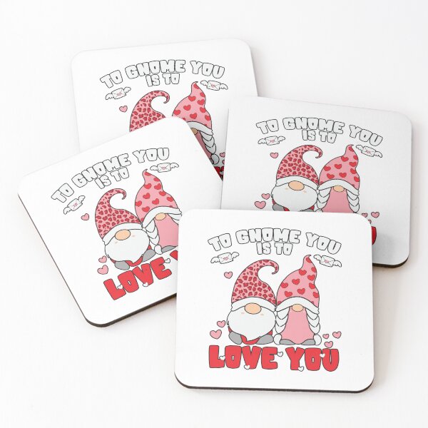 Item preview, Gnome Couples Valentines Day - Sweet Valentine With Happy Gnomies - Love My Gnomies designed and sold by UranusStickers.