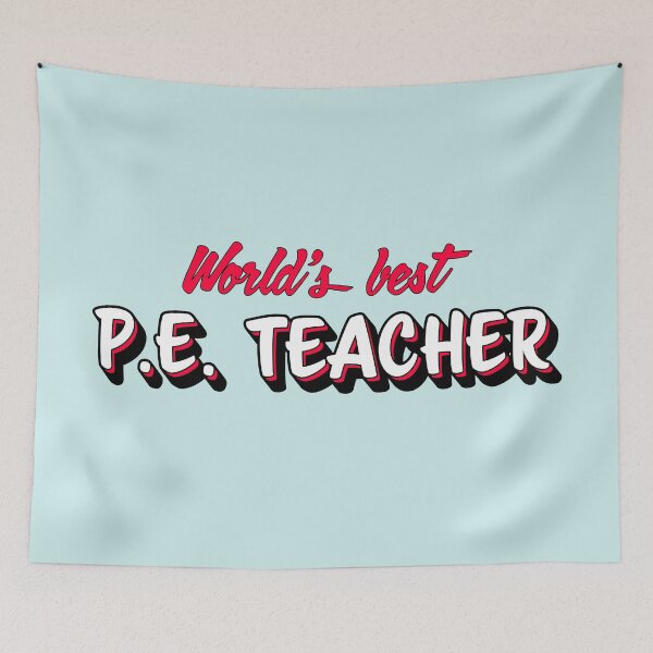 Item preview, Worlds Best P. E. Teacher designed and sold by DenverTees.