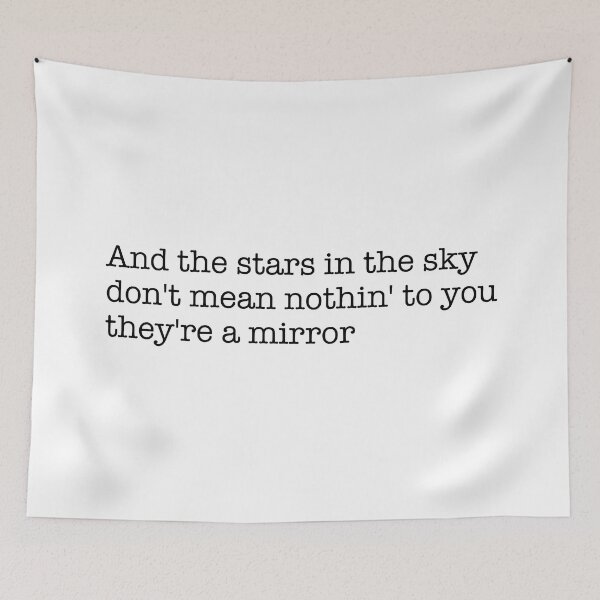 Item preview, The stars in the sky dont mean nothing to you (black) designed and sold by didijuca.