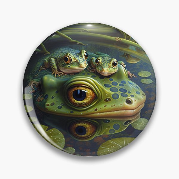 Item preview, A giant frog and her babies designed and sold by Paintograma.