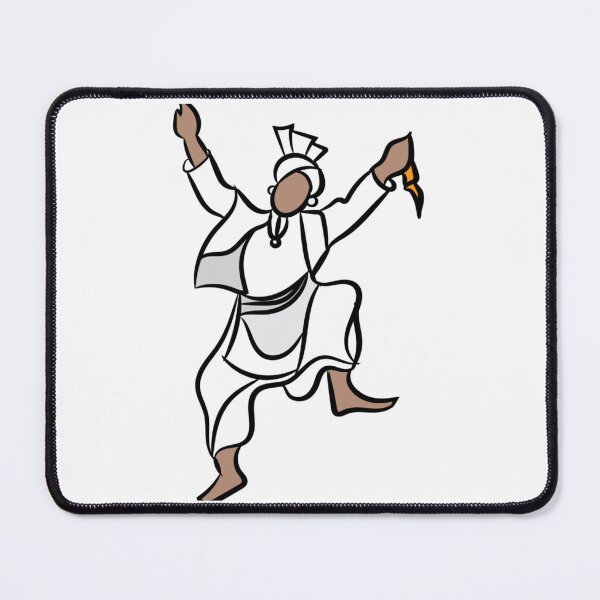Item preview, Punjabi dancer   designed and sold by HediaBoutique.