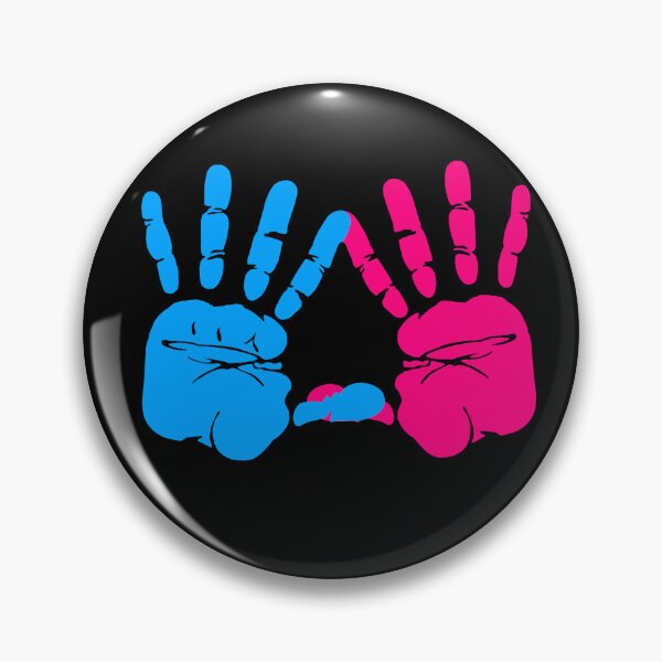 Item preview, Tri Delta Hands pink and blue designed and sold by mu-art.