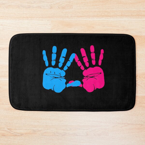 Item preview, Tri Delta Hands pink and blue designed and sold by mu-art.