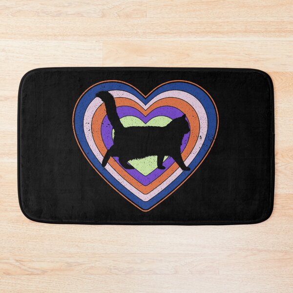 Item preview, Valentine’s Day Cat Vintage Retro Heart designed and sold by AnimalsSpace.