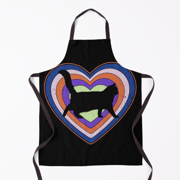 Item preview, Valentine’s Day Cat Vintage Retro Heart designed and sold by AnimalsSpace.