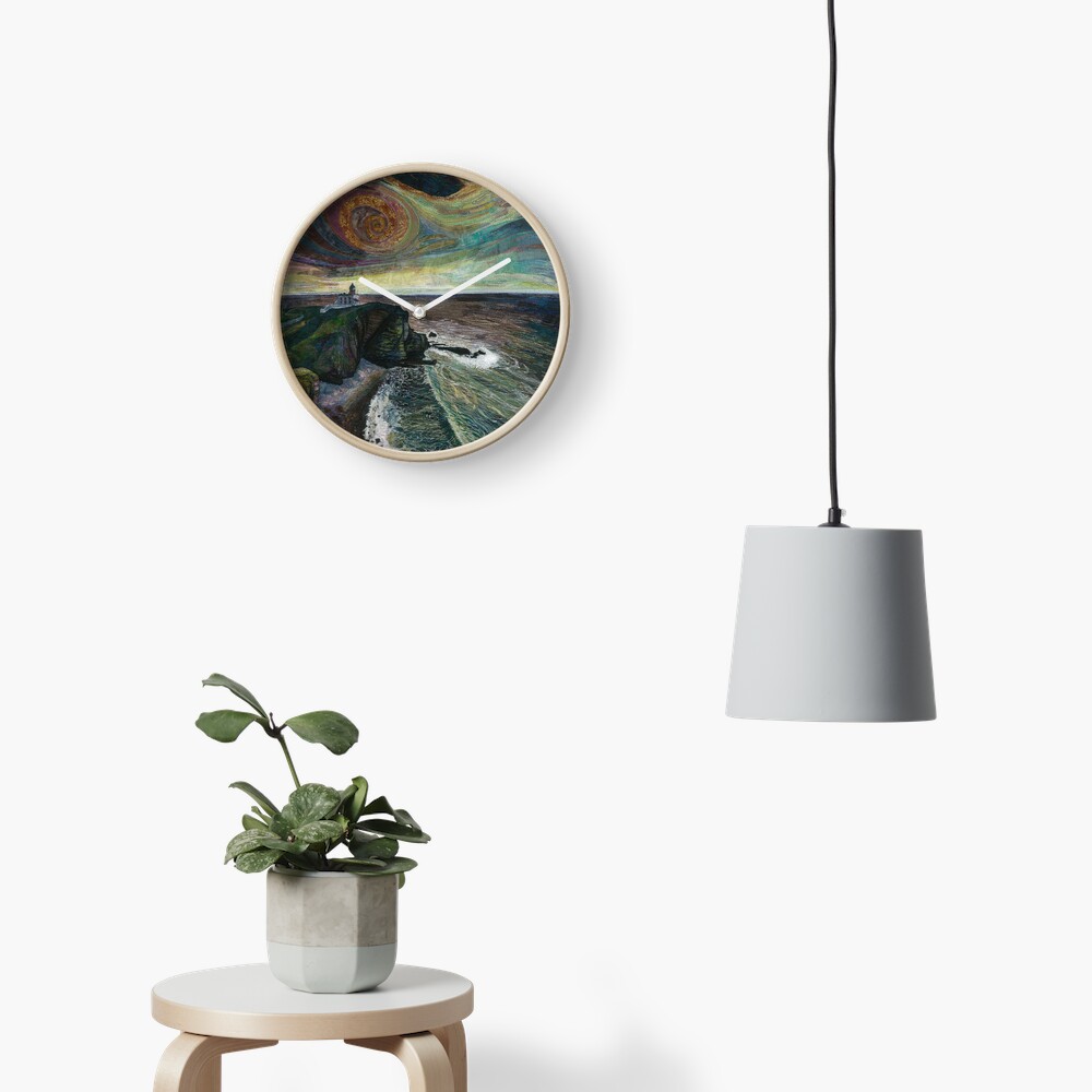 Aperçu de l'œuvre Horloge créée et vendue par RWTextileArt.