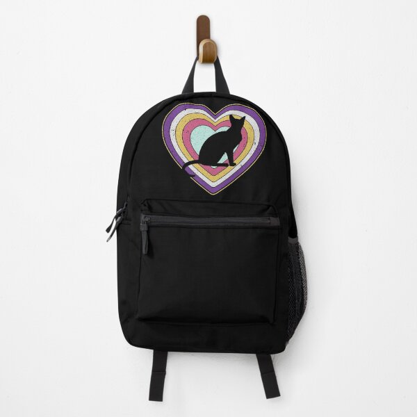 Item preview, Valentine’s Day Cat Vintage Retro Heart designed and sold by AnimalsSpace.