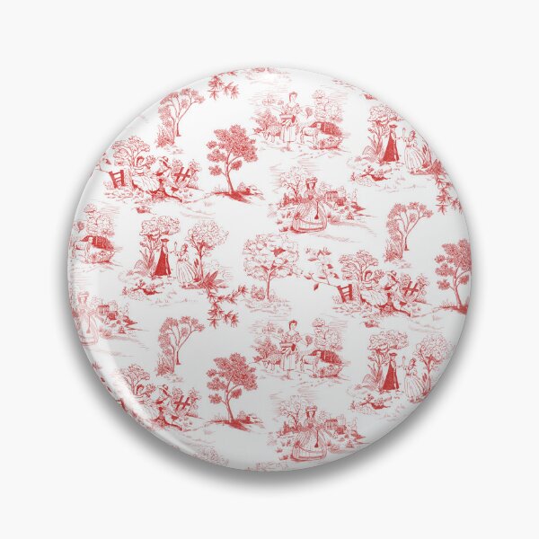 Item preview, Toile de Jouy - Bastien Bastienne Orange designed and sold by LettresandCo.