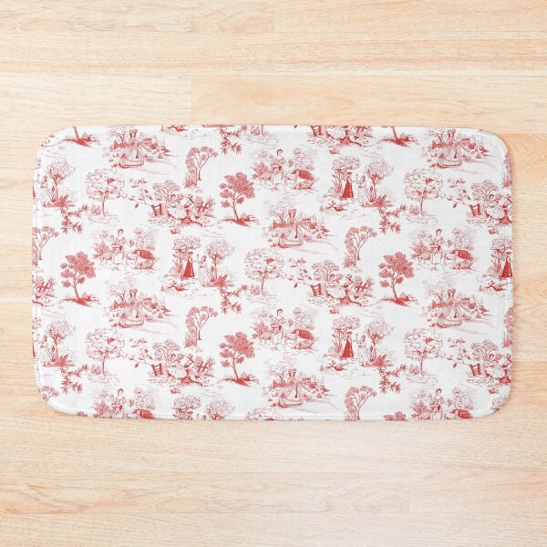 Item preview, Toile de Jouy - Bastien Bastienne Orange designed and sold by LettresandCo.