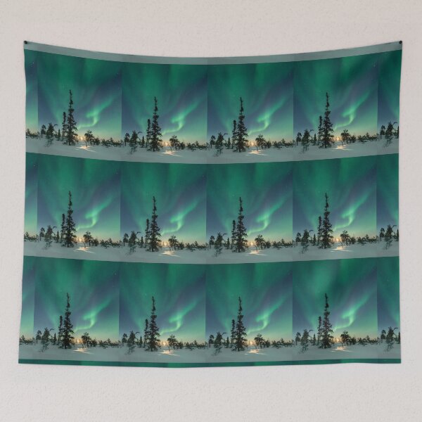 Item preview, BEAUTIFUL GREEN NORTHERN LIGHTS designed and sold by MJ96-PRO.