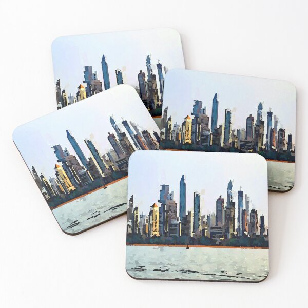 Item preview, South Mumbai Waterfront Skyline  designed and sold by Jon-Baran.