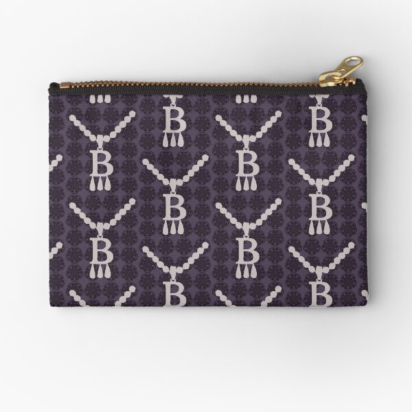 Anne Boleyn B necklace with tudor rose Zipper Pouch