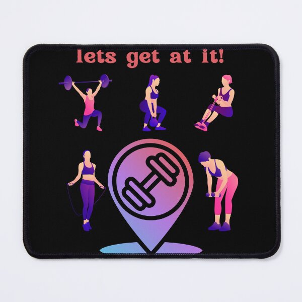 Item preview, Lets get at it gym workout designed and sold by courtney petersen.