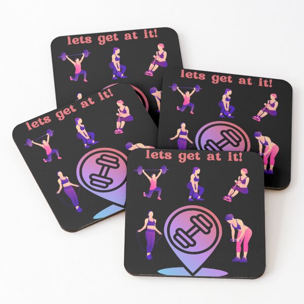 Item preview, Lets get at it gym workout  designed and sold by courtney petersen.