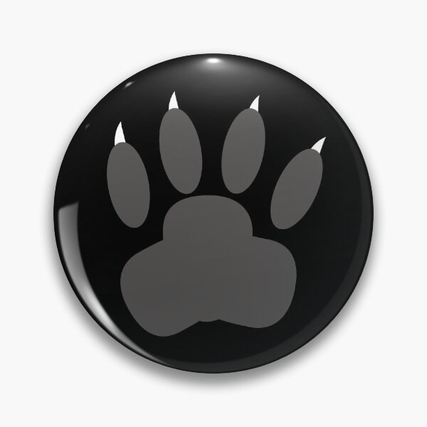 Item preview, Grey Claw (Sweet Animal Paw Logo) designed and sold by LEOEXPRESS.