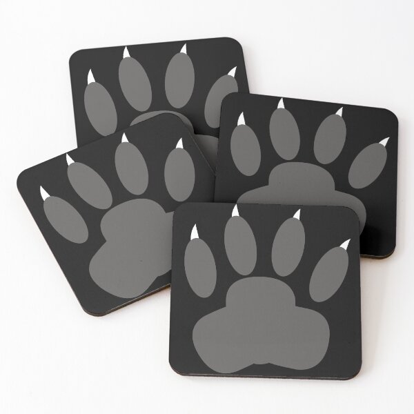 Item preview, Grey Claw (Sweet Animal Paw Logo) designed and sold by LEOEXPRESS.