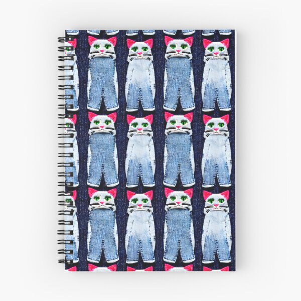Item preview, Cats in double denim, cats lovers gifts  designed and sold by KoroCincoCats.