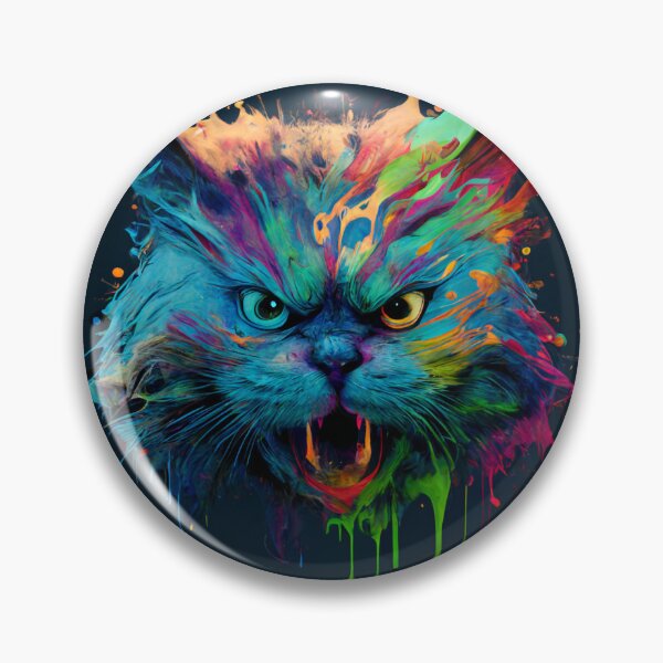 Item preview, Angry Cat Face designed and sold by colorexz.