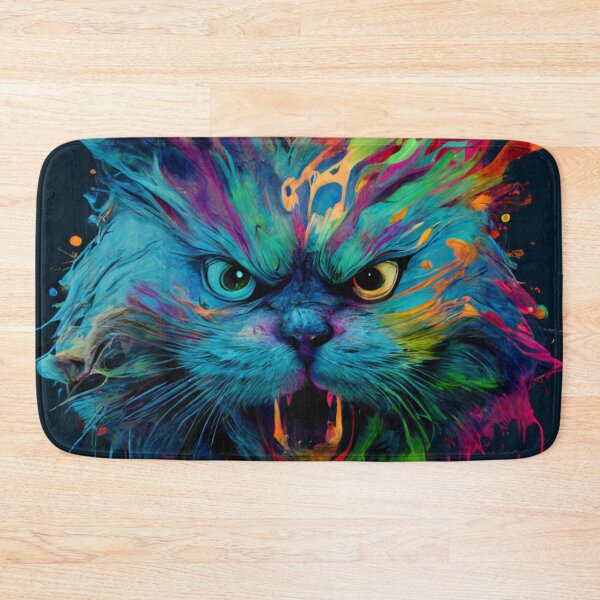 Item preview, Angry Cat Face designed and sold by colorexz.
