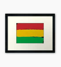 Rastafari Gerahmtes Wandbild