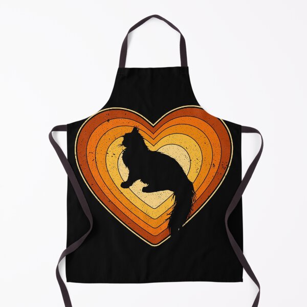 Item preview, Valentine’s Day Cat Vintage Retro Heart designed and sold by AnimalsSpace.