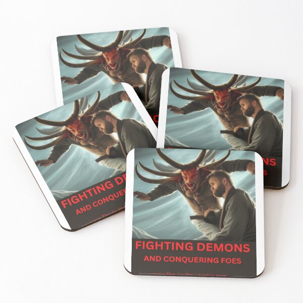 Item preview, Fighting Demons and Conquering Foes designed and sold by TheJitsuJunkie.