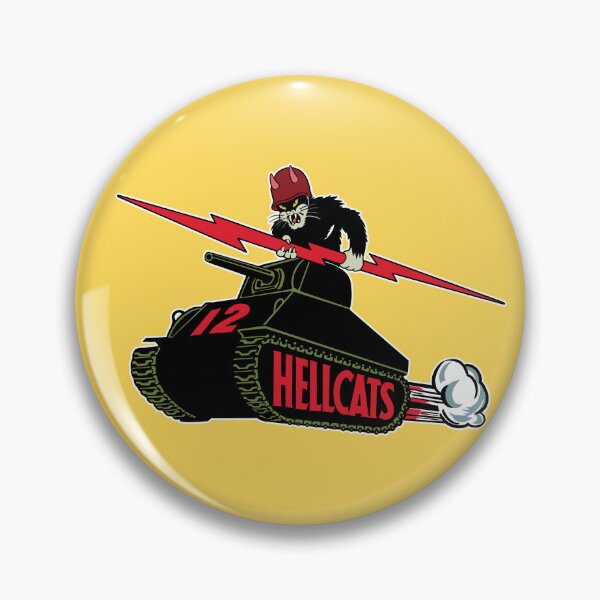 Item preview, hellcats tank destroyer badge designed and sold by FRUIZ101.