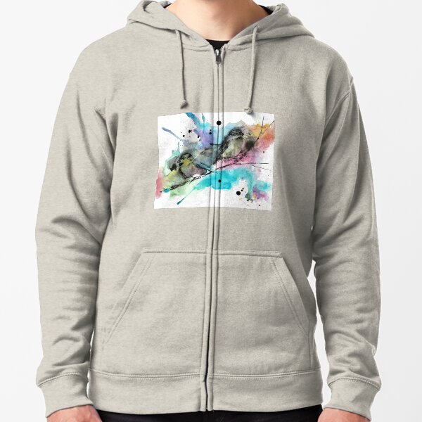 Chickadees Zipped Hoodie