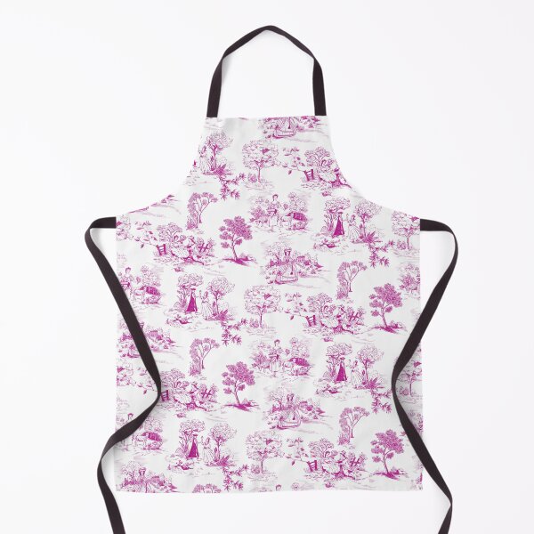 Item preview, Toile de Jouy - Bastien Bastienne Rose designed and sold by LettresandCo.