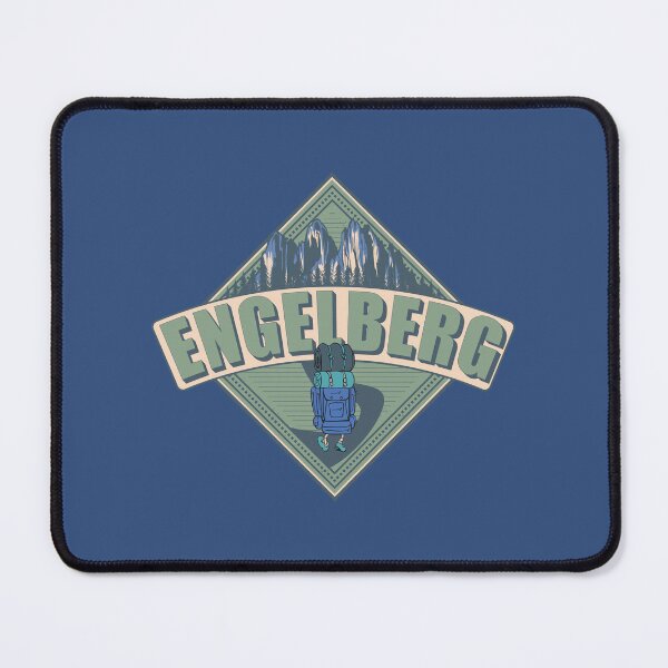 Item preview, Engelberg Switzerland Vintage Backpack Hiking Design designed and sold by CynthiaGraphics.