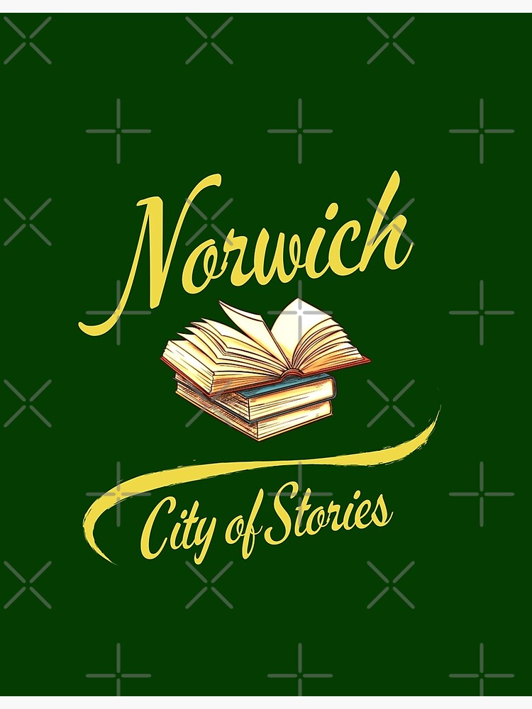 "Norwich City of Stories Book Poster" Poster for Sale by MyriadLifePhoto Redbubble