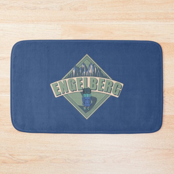 Item preview, Engelberg Switzerland Vintage Backpack Hiking Design designed and sold by CynthiaGraphics.