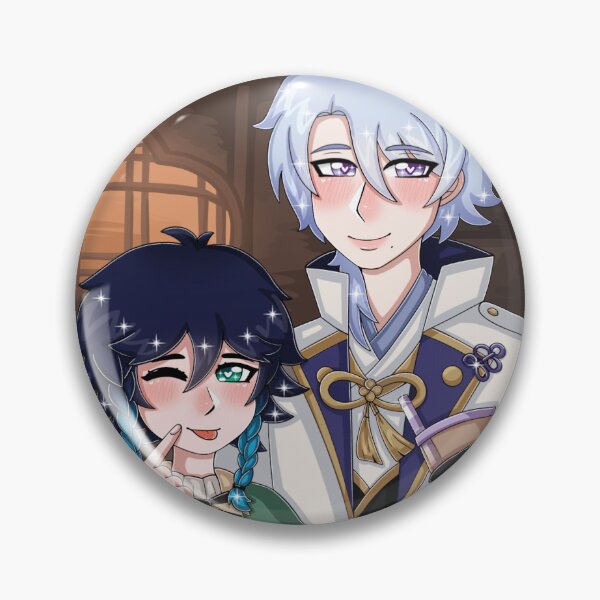 Item preview, Genshin Impact Kamisato Ayato and Venti artwork  designed and sold by Kotokoxii.