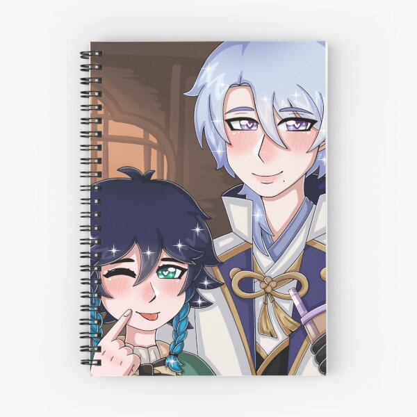 Item preview, Genshin Impact Kamisato Ayato and Venti artwork  designed and sold by Kotokoxii.