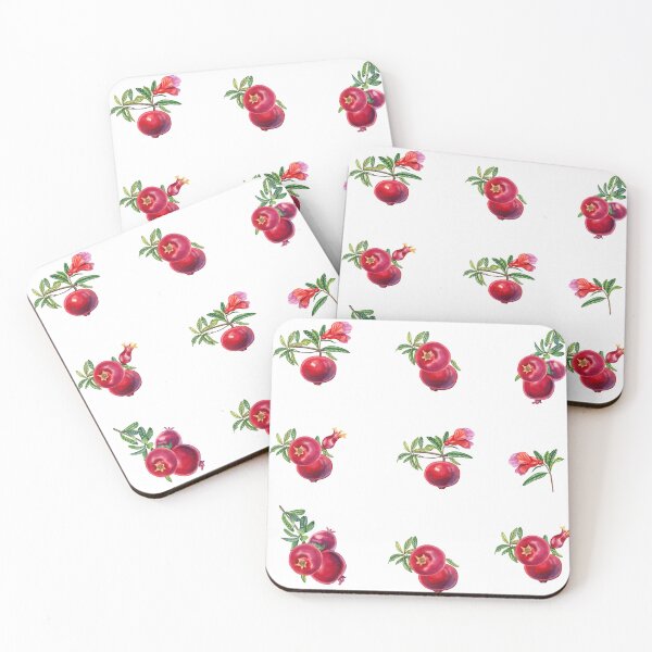Item preview, Pomegranate Branches with Leaves and Flowers designed and sold by silviaol.