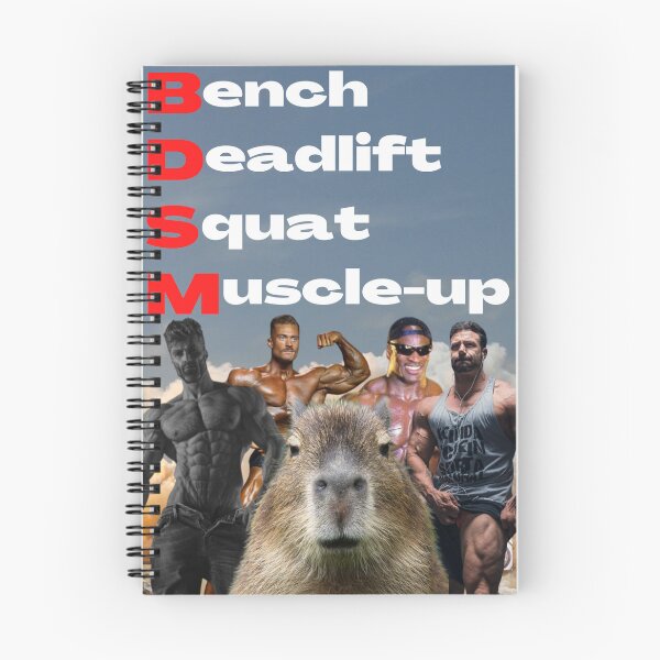 Item preview, Bench, Deadlift, Squat, Muscle-up designed and sold by joshemf.