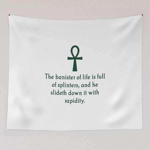 Item preview, The Banister Of Life designed and sold by CrankyOldDude.