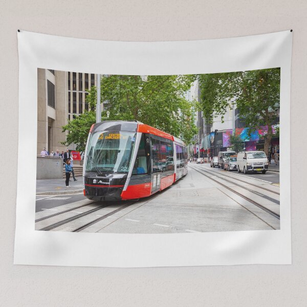 Item preview, Sydney CBD Light Rail train George street designed and sold by Martin Berry Photography.
